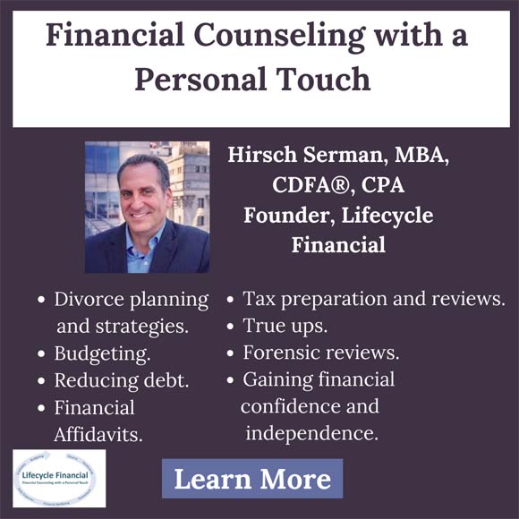Hirsch Serman, Financial Divorce Coaching