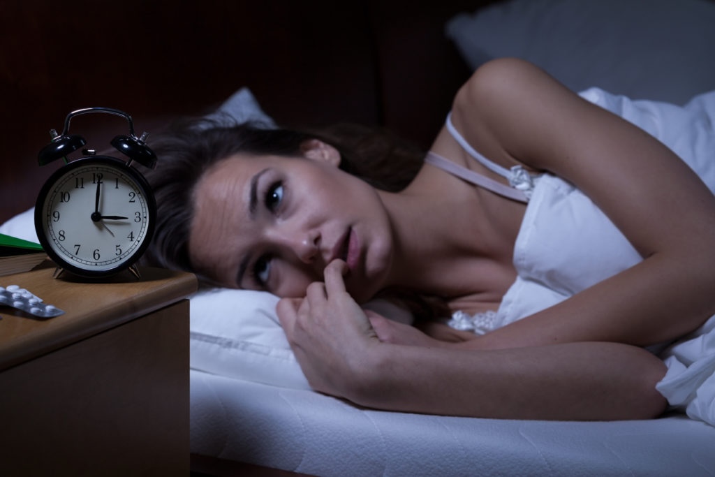 Can't sleep because of anxiety