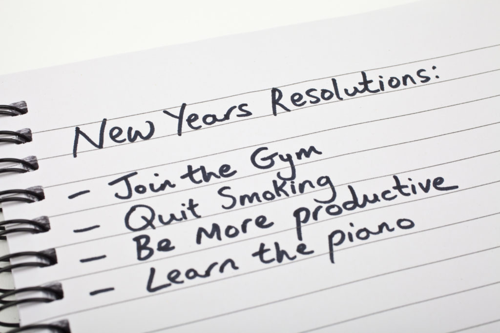 new year's resolutions